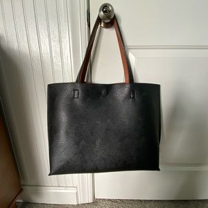 Black and tan reversible Tote from UO